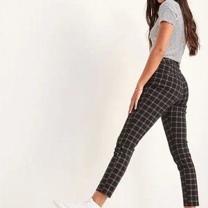 High-Waisted Printed Pixie Skinny Ankle Pants for Women